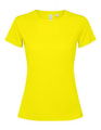 Dames Sportshirt Roly Estoril Fluor Geel